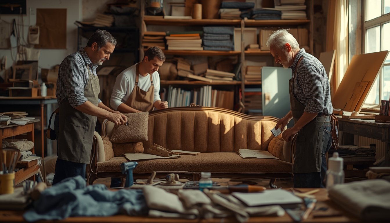 Наша команда в мастерской