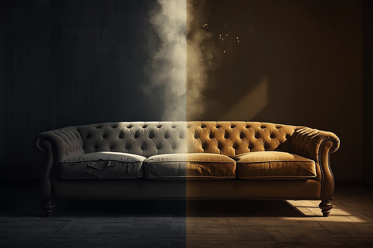 Визуальное преображение мебели при перетяжке в Красноярске